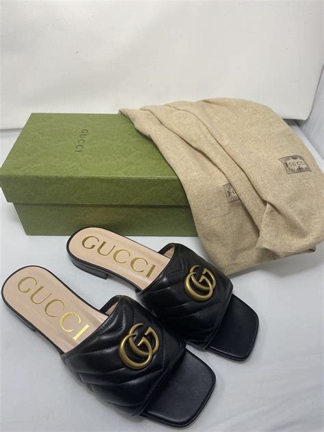 gucci slides ans matching bag